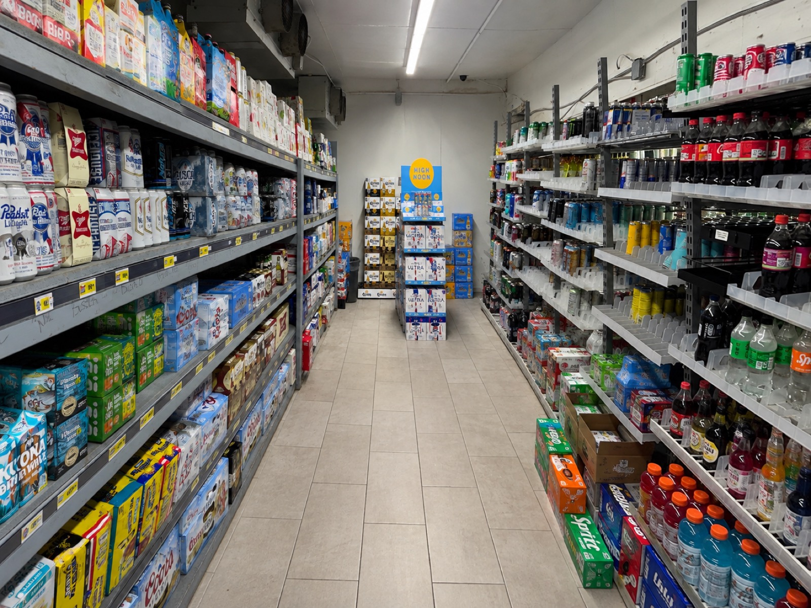 Beer and wine selection